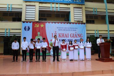 Lễ Khai giảng năm học mới 2022 – 2023 của trường THPT Nguyễn Tất Thành